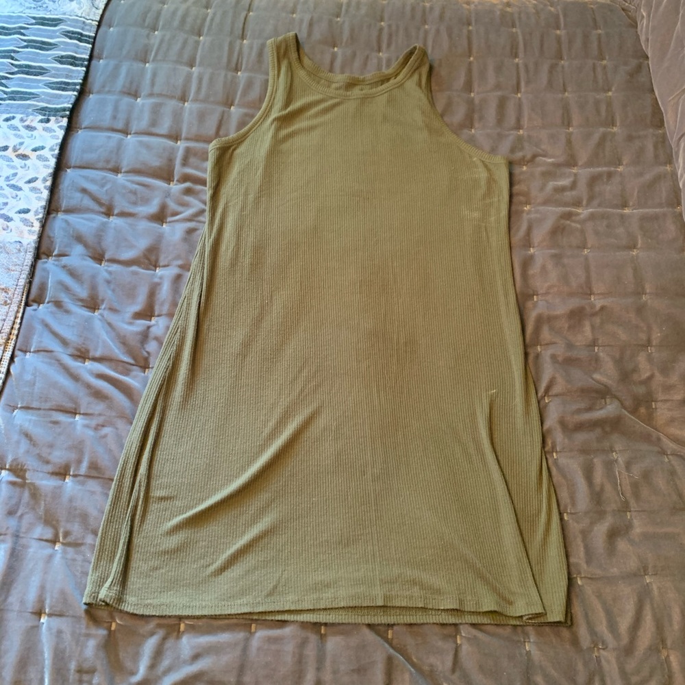 ribbed tank dress